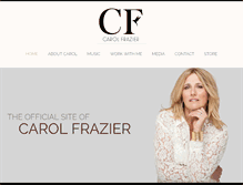 Tablet Screenshot of carolfrazier.com